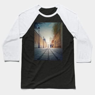 senior couple walking on the pedestrian alley Baseball T-Shirt